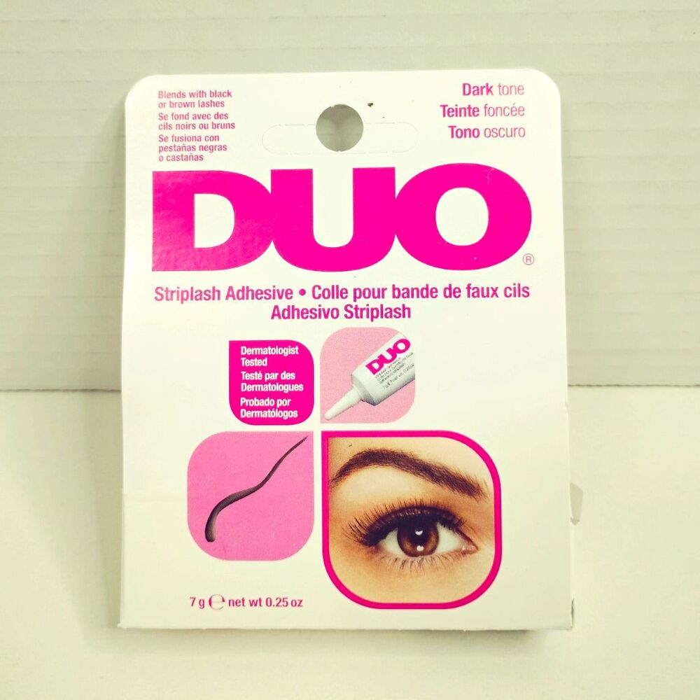 DUO Striplash Eyelash Adhesive Dark Tone Dermatologist Tested 0.25 oz